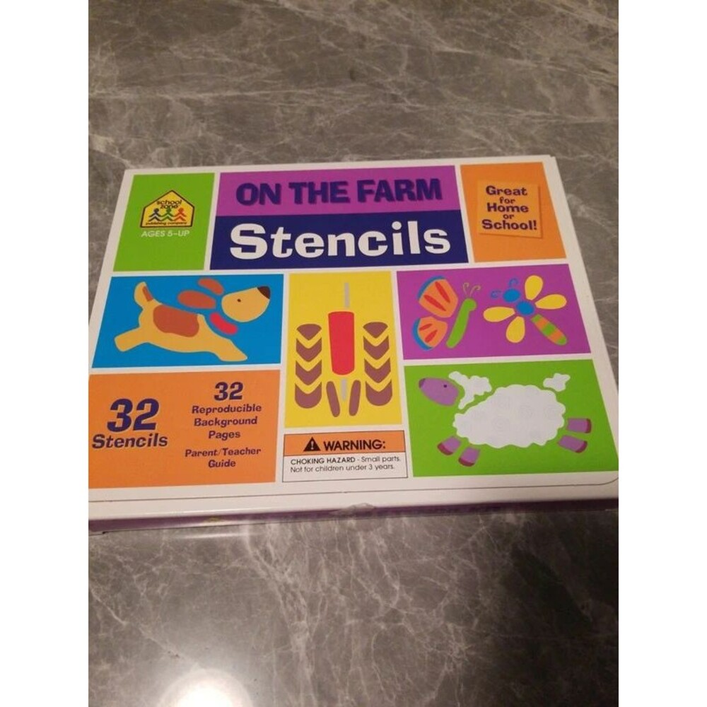 On the Farm stencils